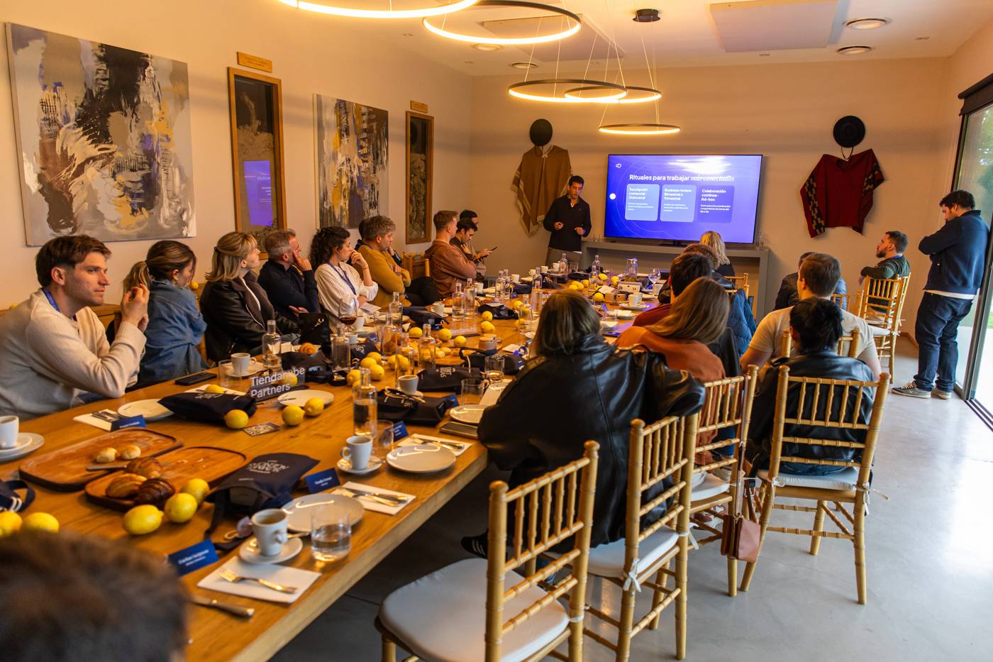 Keynote de negocio en la bodega
